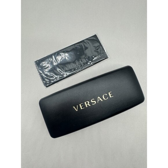 VERSACE rectangular women's large sunglasses + case  Brown 54mm VE4405 - Picture 6 of 14
